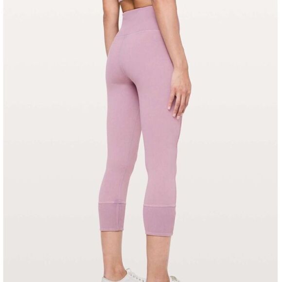 Lululemon Wunder Under pink Crop 23" *Ribbed
Washed Antoinette Leggings - Picture 1 of 8